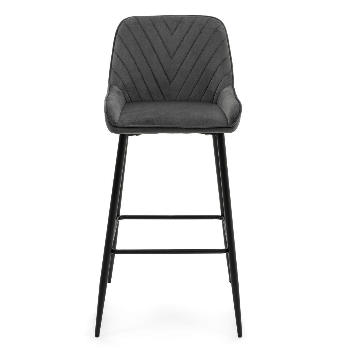 Hoker tapicerowany welurowy do salonu jadalni barowy glamour VASTO