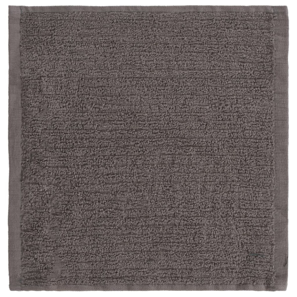 vidaXL Zestaw 12 ręczników, czarny, bawełna