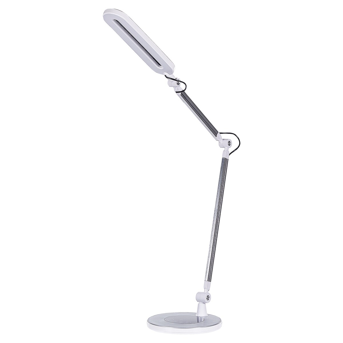 Lampa biurkowa LED GRUS Ze ściemniaczem Metal Srebrny