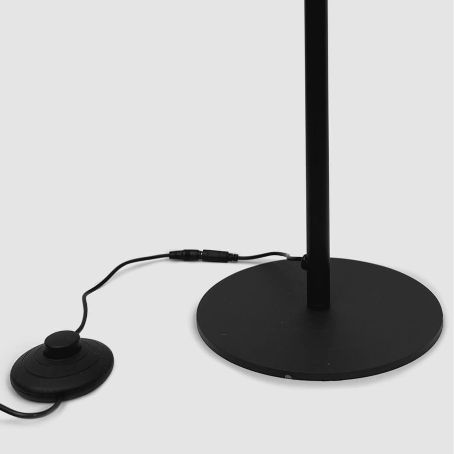 Lampa Podłogowa Led App1415-F Led Czarny, Metal