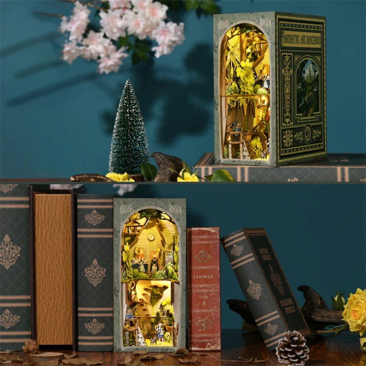 Miniaturowy domek Book Nook - Czarnoksiężnik z Krainy OZ