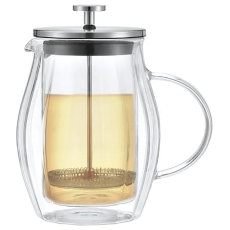 Zaparzacz do kawy herbaty 0.60L French Press srebrny KLAUSBERG
