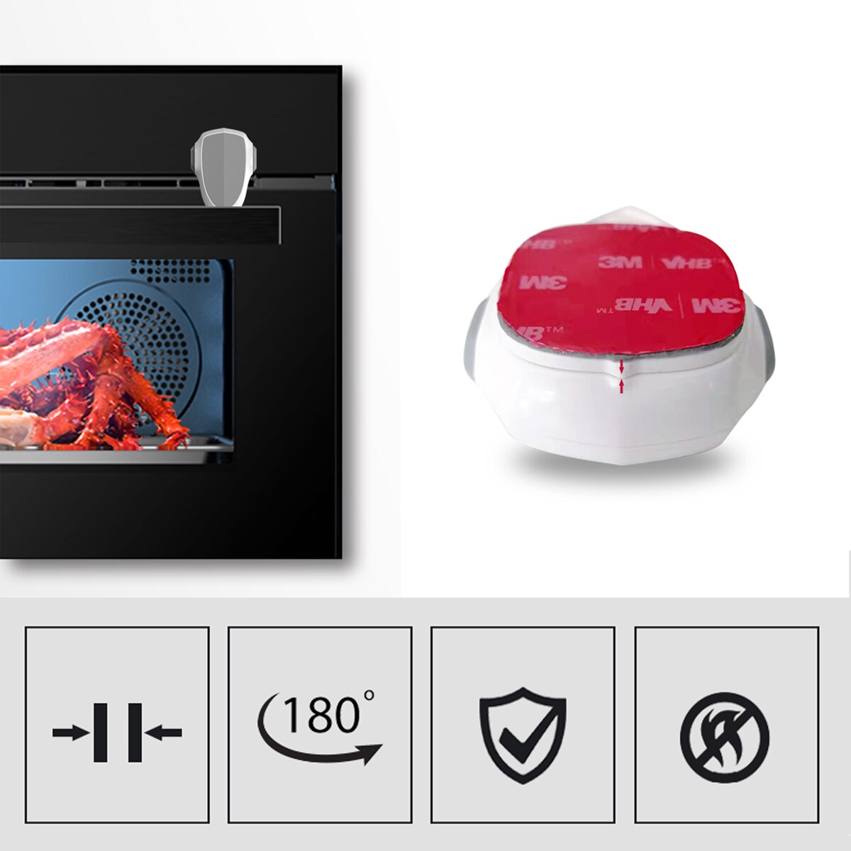 zabezpieczenie piekarnika przed dziećmi, sipo, białe