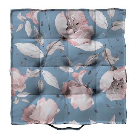 Siedzisko Tomi, niebiesko-różowy, 50 x 50 x 10 cm, Magic Collection