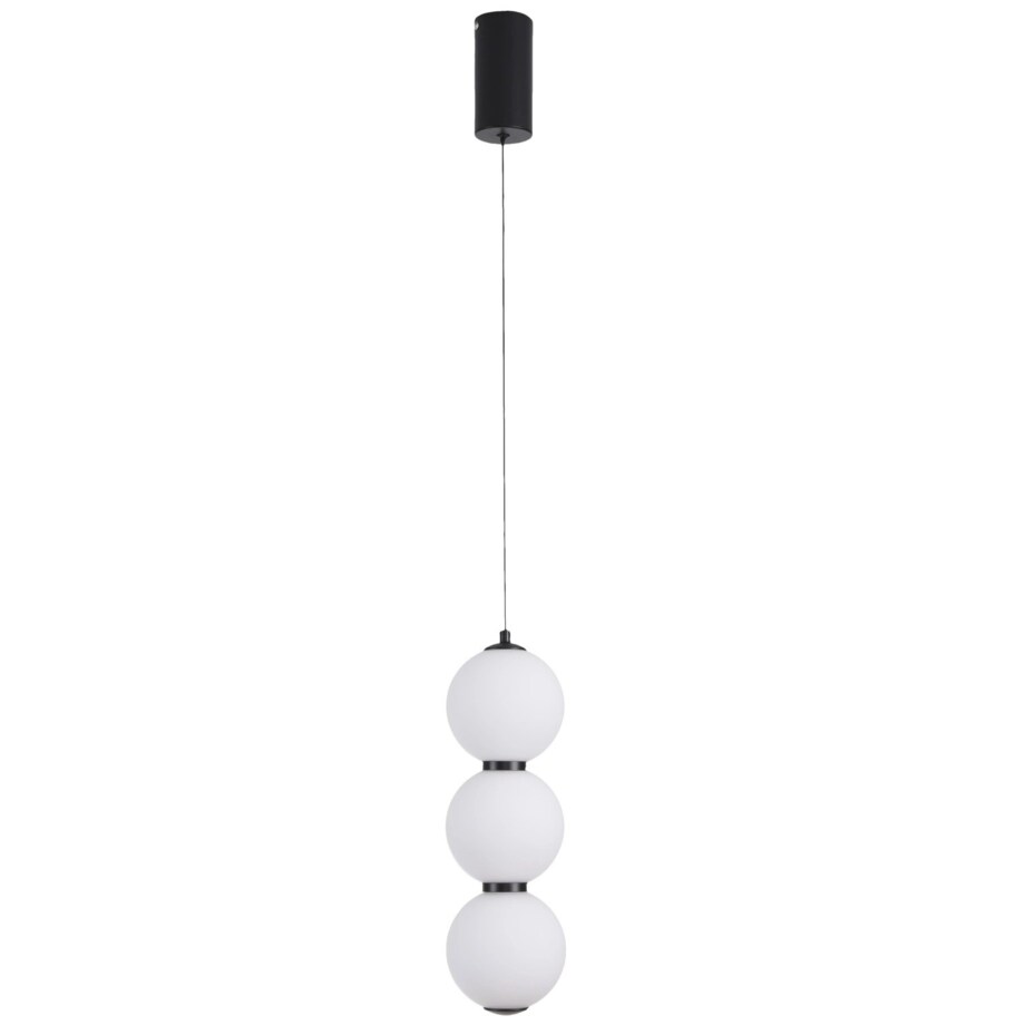 Lampa wisząca PERLA LED czarna 12 cm