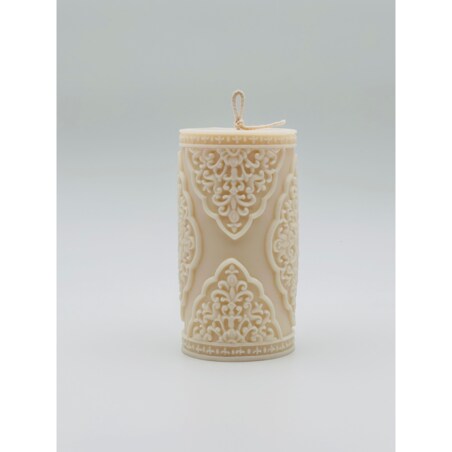 Świeca sojowa ozdobna Ari L, Prezent na urodziny dla niej, dla mamy, dla dziewczyny, dekoracja ślubna, wesele