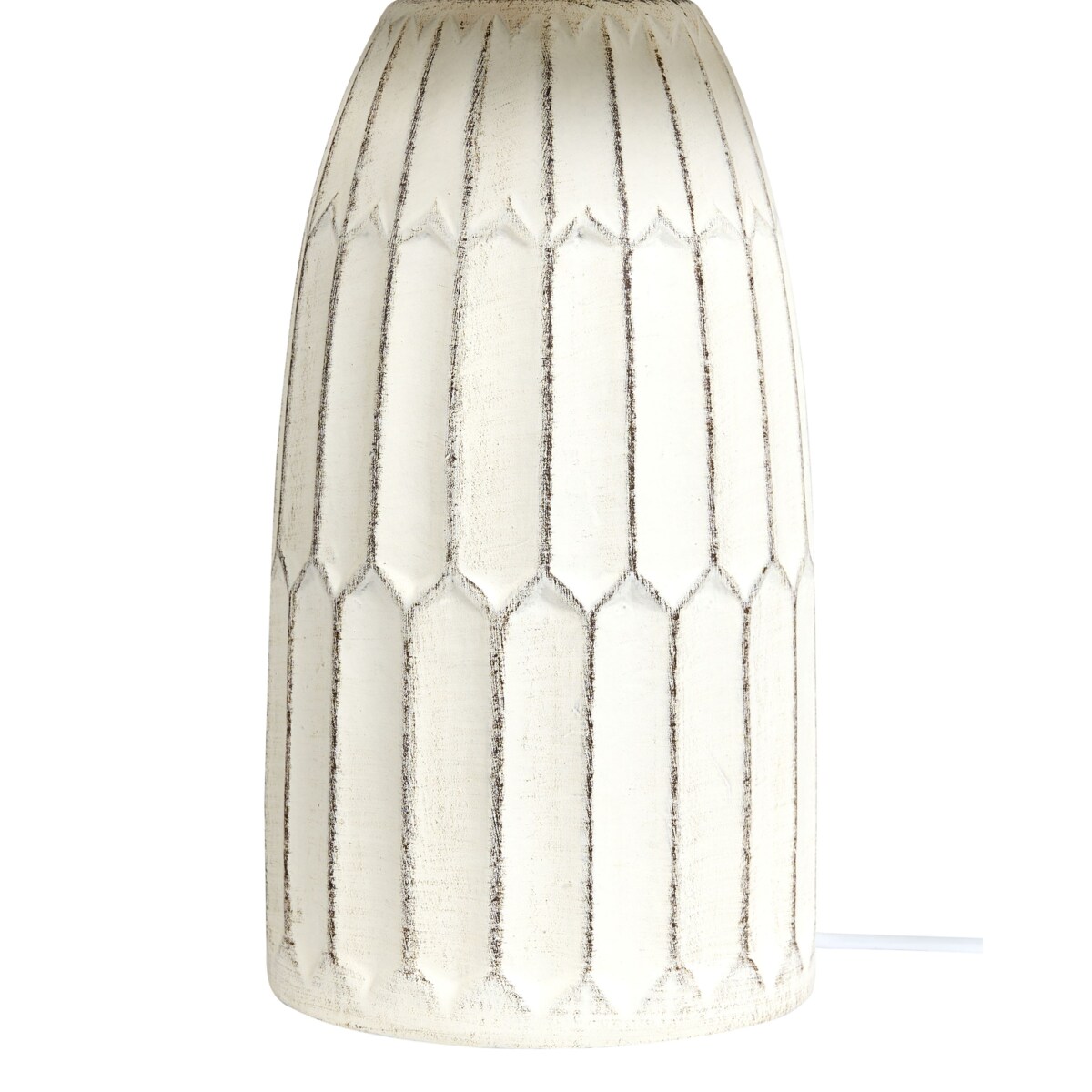 Lampa stołowa BELIHUL Ceramika Złamana biel