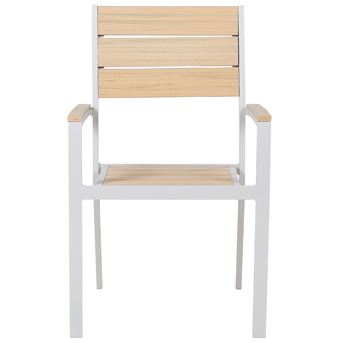 Zestaw 4 krzeseł ogrodowych beżowy PRATO