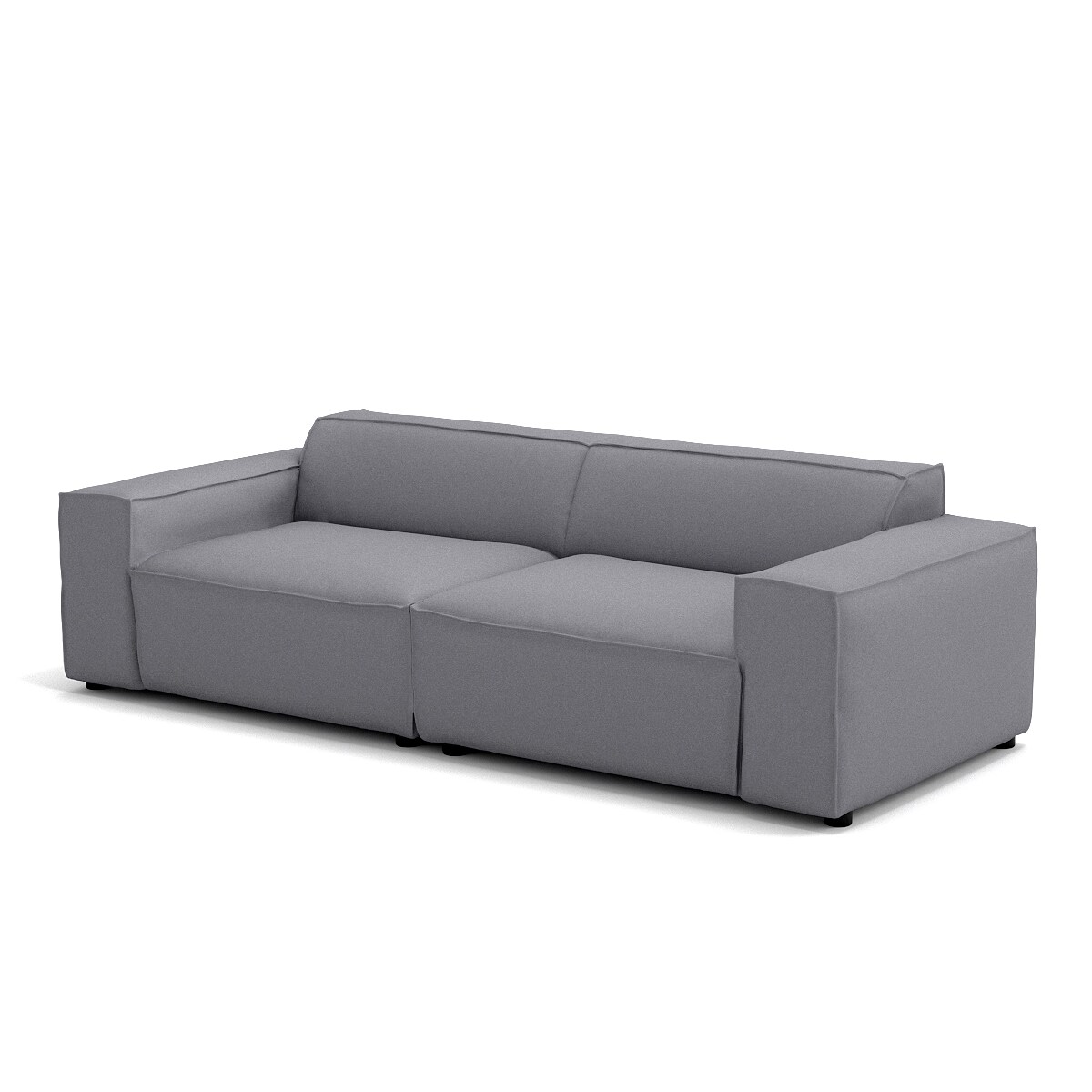 Sofa 4 osobowa Modularis - Szary Welur