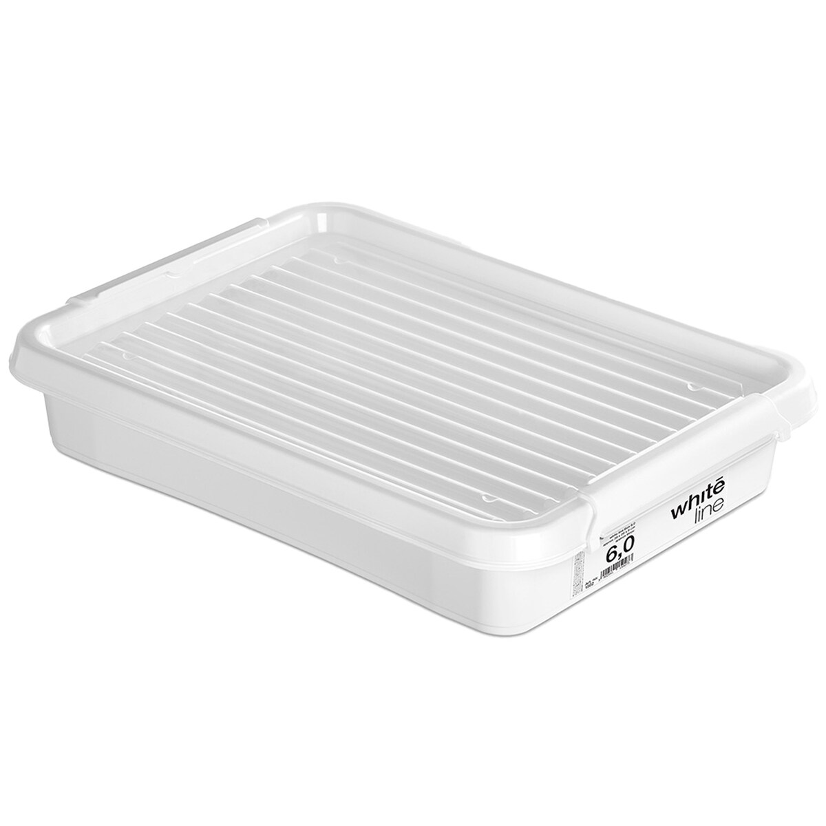 Pojemnik Plastikowy Pudełko Z Pokrywą Do Przechowywania Box Organizer 6L