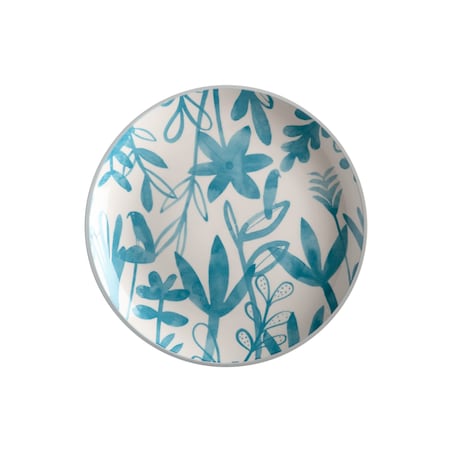 Talerz obiadowy Dusk, 26,5 cm, biało-niebieski