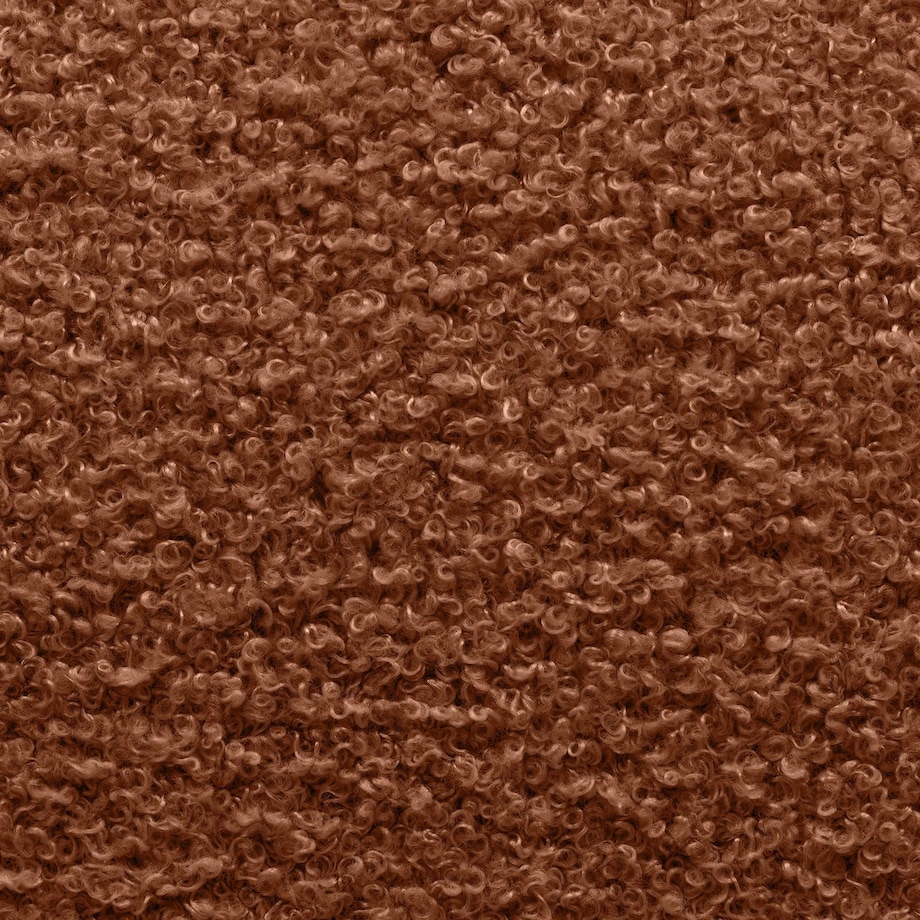 Fotel obrotowy 77x106x85 PALLASS bouclé miedziany