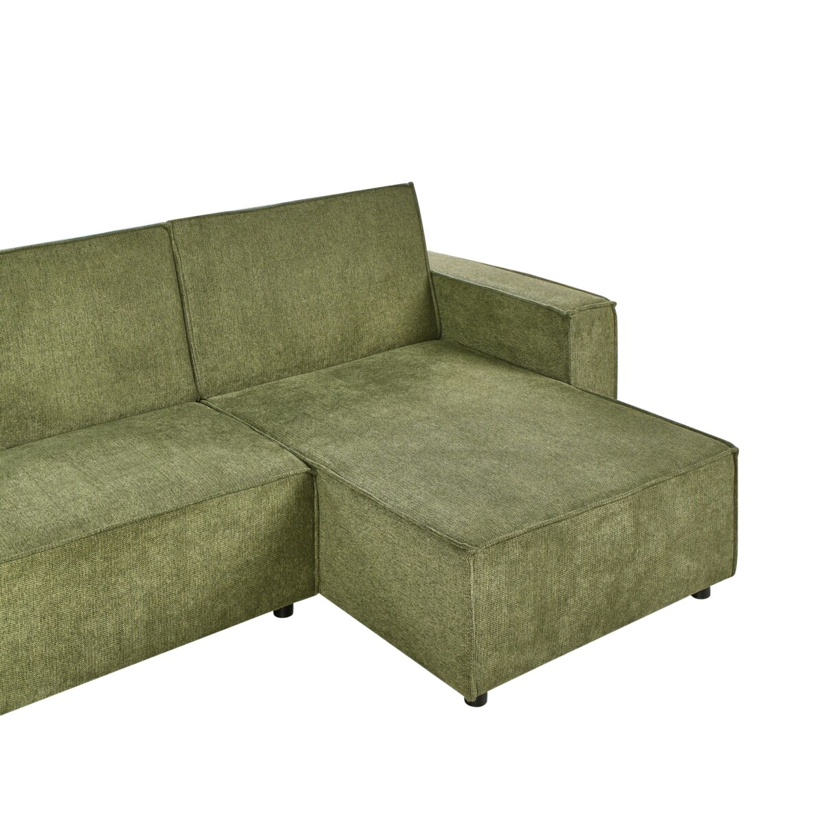 Narożnik lewostronny rozkładany zielony ROMEDAL II