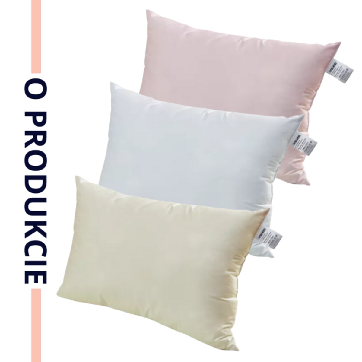 Poduszka 70x80 CLASSIC MIĘKKA Różowa