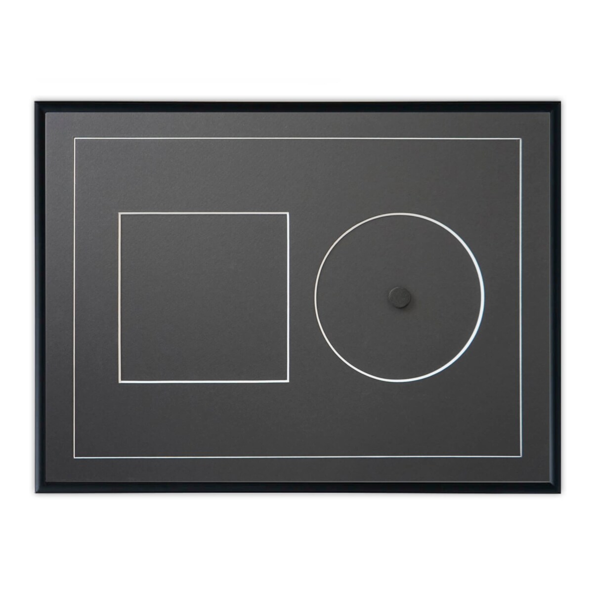 Ramka na płytę CD w kolorze czarnym. Ramka aluminiowa o rozmiarze 30x40 cm LUCA®