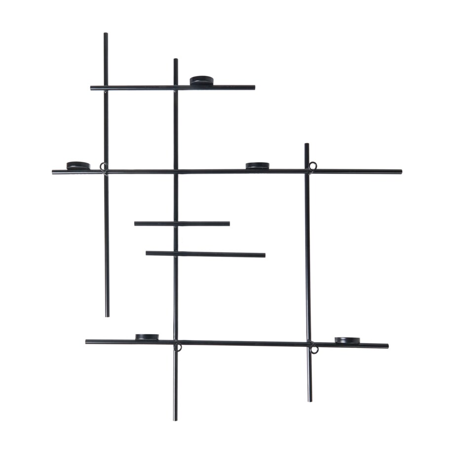 Świecznik wiszący PORTO 74 cm Czarny