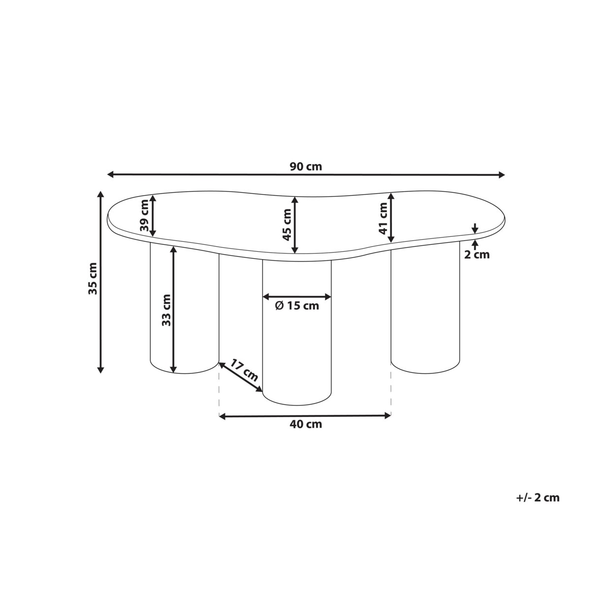 Stolik kawowy CASABLANCA Marmur Biały