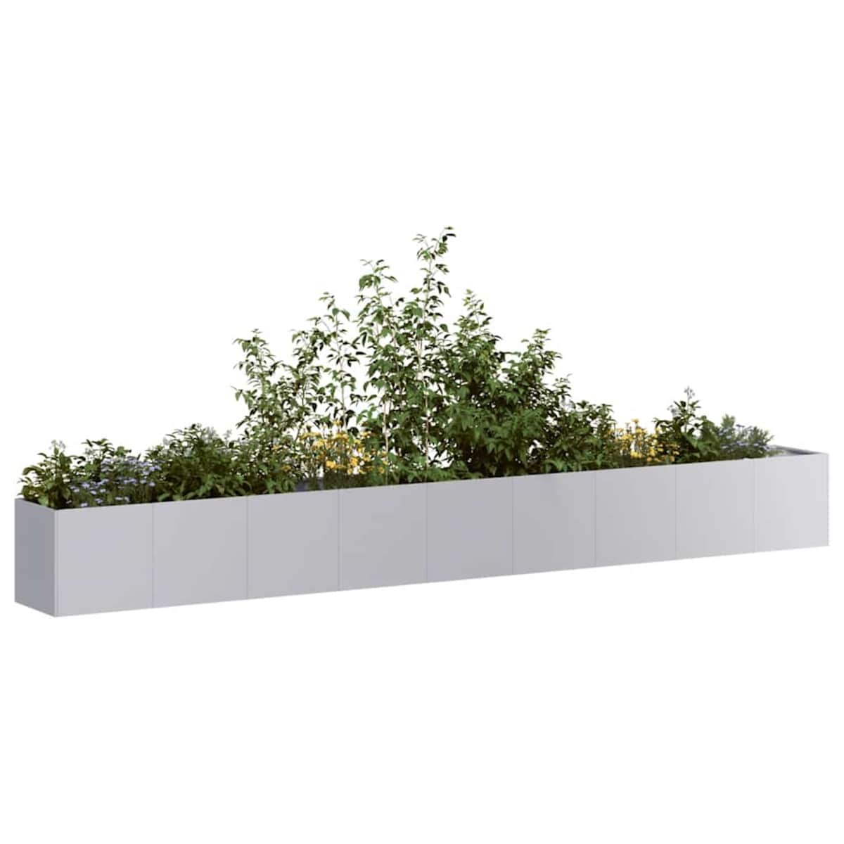 vidaXL Doniczka 360x40x40 cm Stal ocynkowana