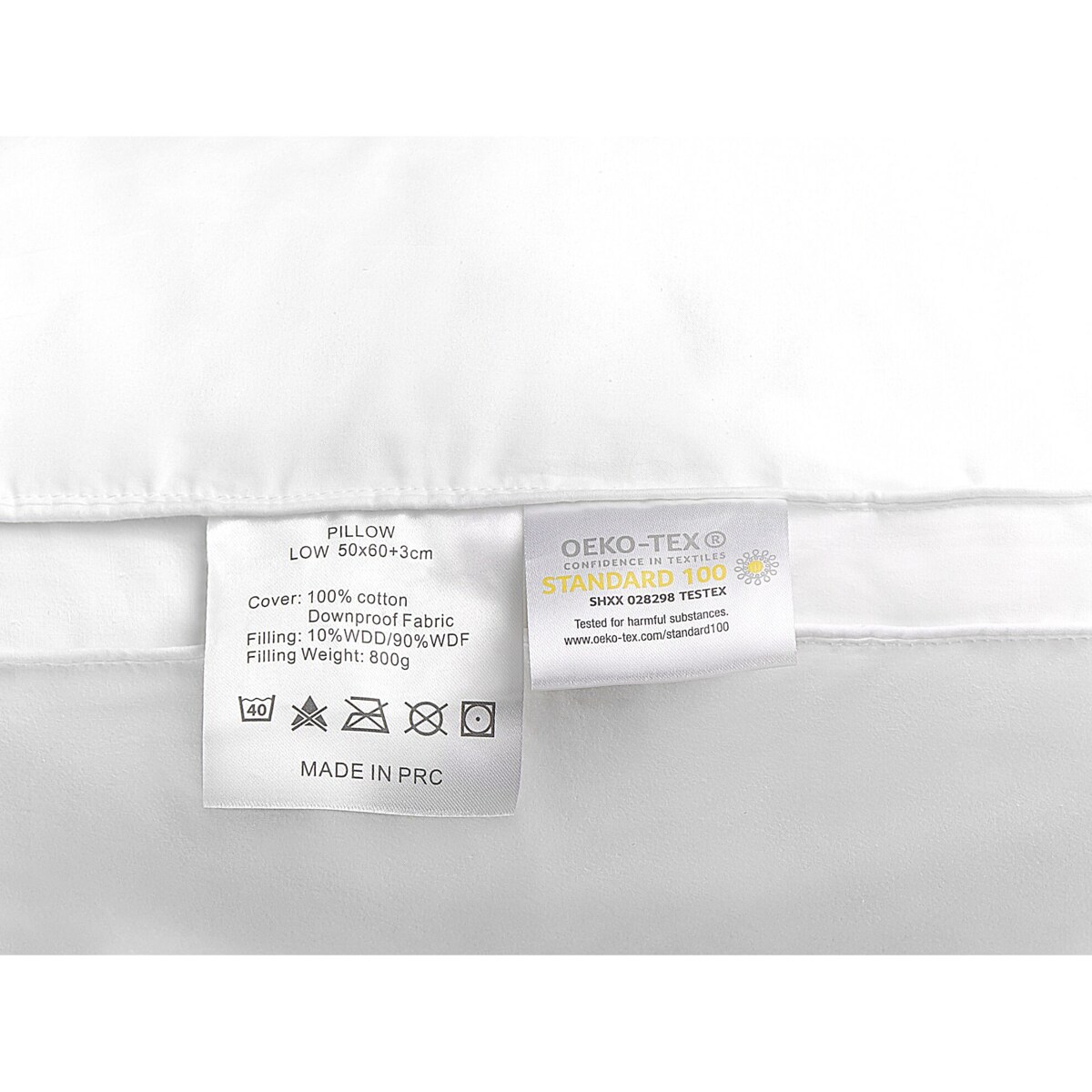 Poduszka z pierza i puchu niska 50 x 60 cm KARIJANG