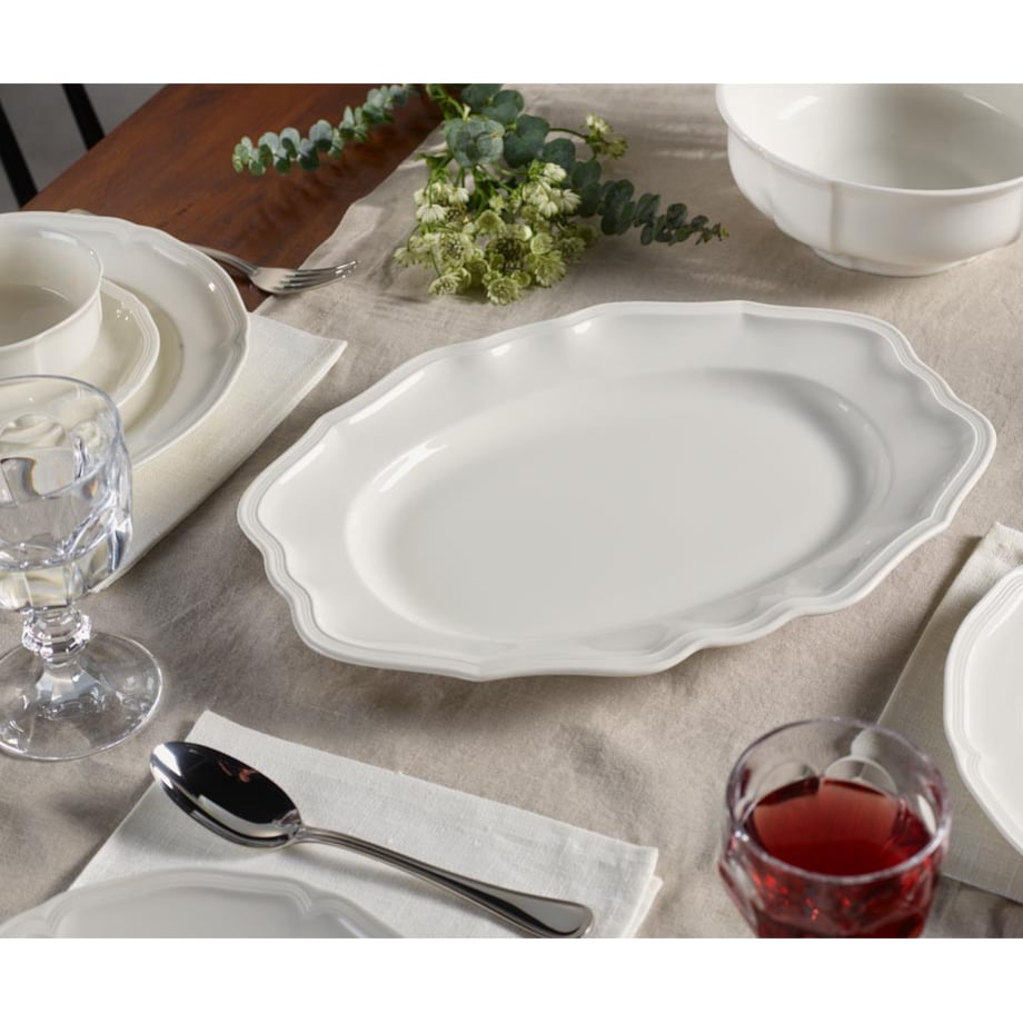 Półmisek owalny biały Manoir, 32cm, Villeroy & Boch