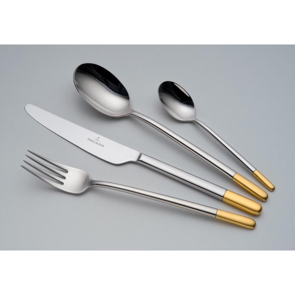 Zestaw sztućców Ella partially gold plated, 70 el, Villeroy & Boch