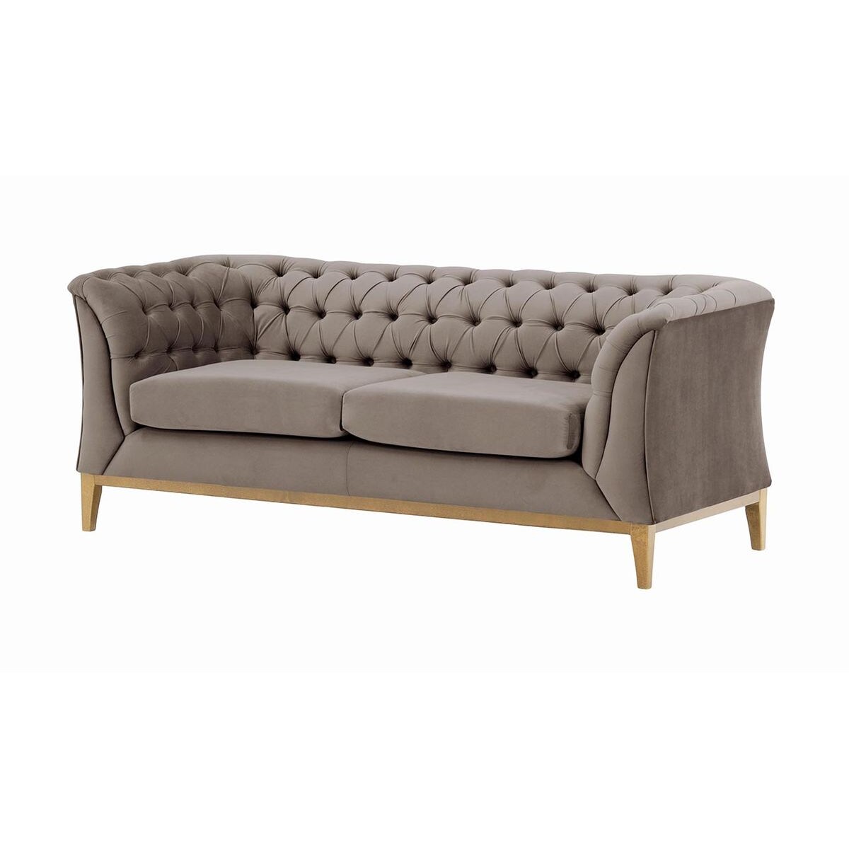 Sofa dwuosobowa Chesterfield Modern Wood-Velluto 17