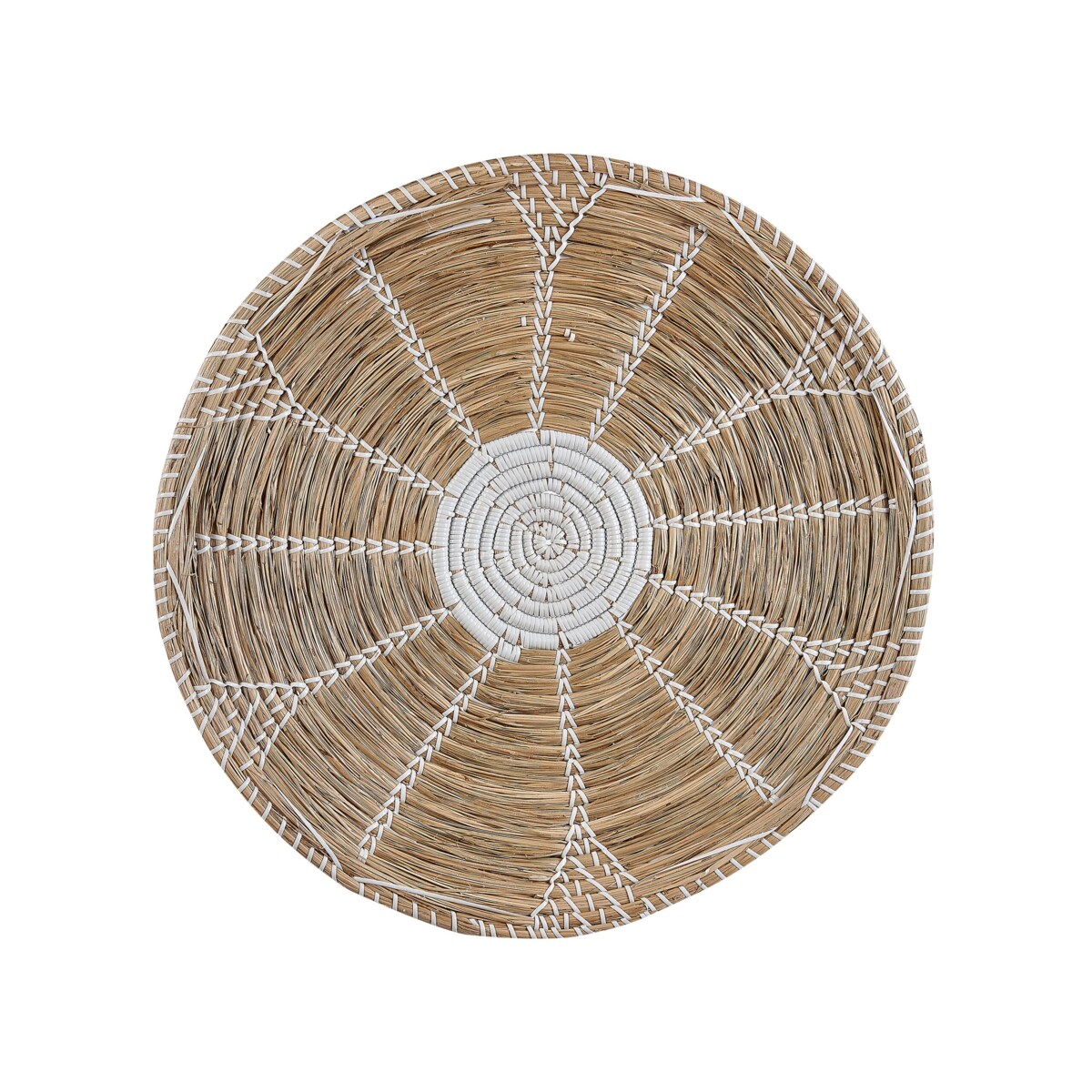 Zestaw 6 dekoracji ściennych z trawy morskiej naturalny PINTANO