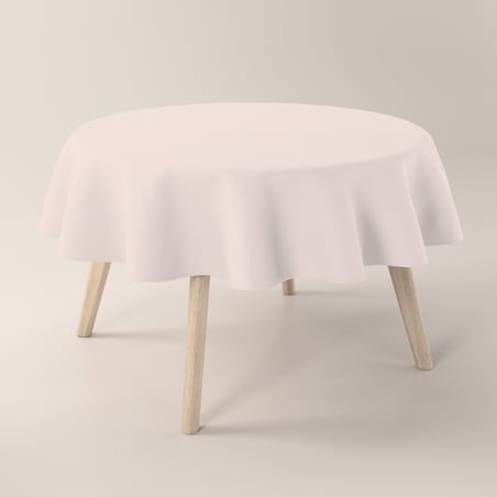 Obrus okrągły 130 x 130 cm ecru