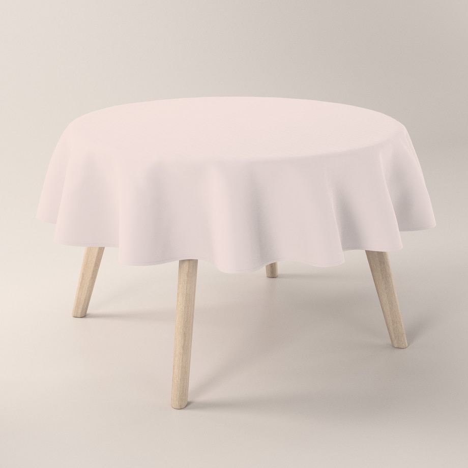 Obrus okrągły 130 x 130 cm ecru