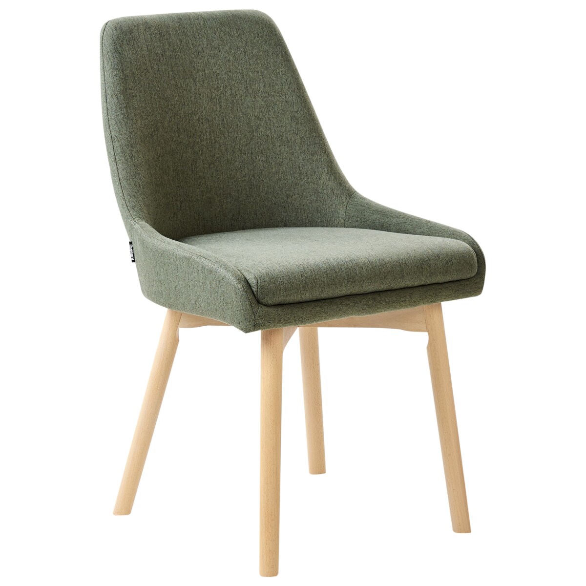 Zestaw 2 krzeseł do jadalni MELFORT Ciemnozielony