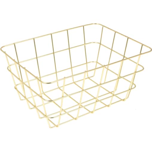 Ozdobny metalowy koszyk