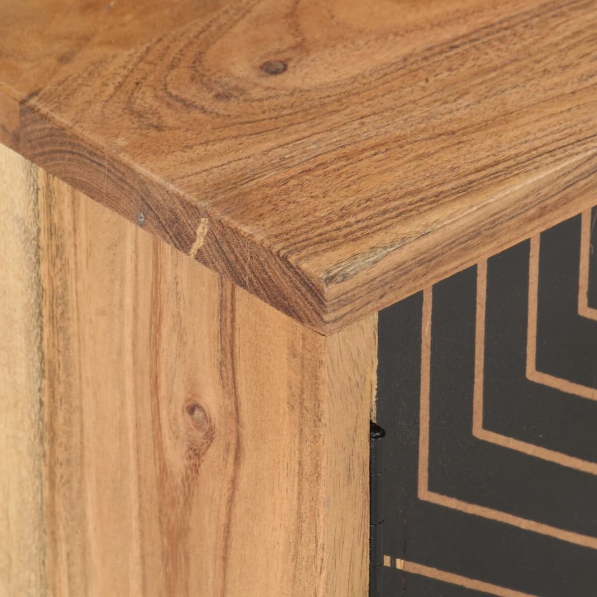 vidaXL Szafka pod TV, 115x30x39 cm, lite drewno akacjowe