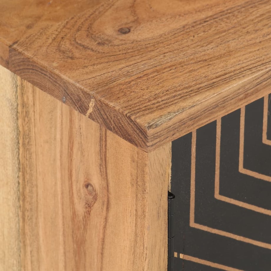 vidaXL Szafka pod TV, 115x30x39 cm, lite drewno akacjowe