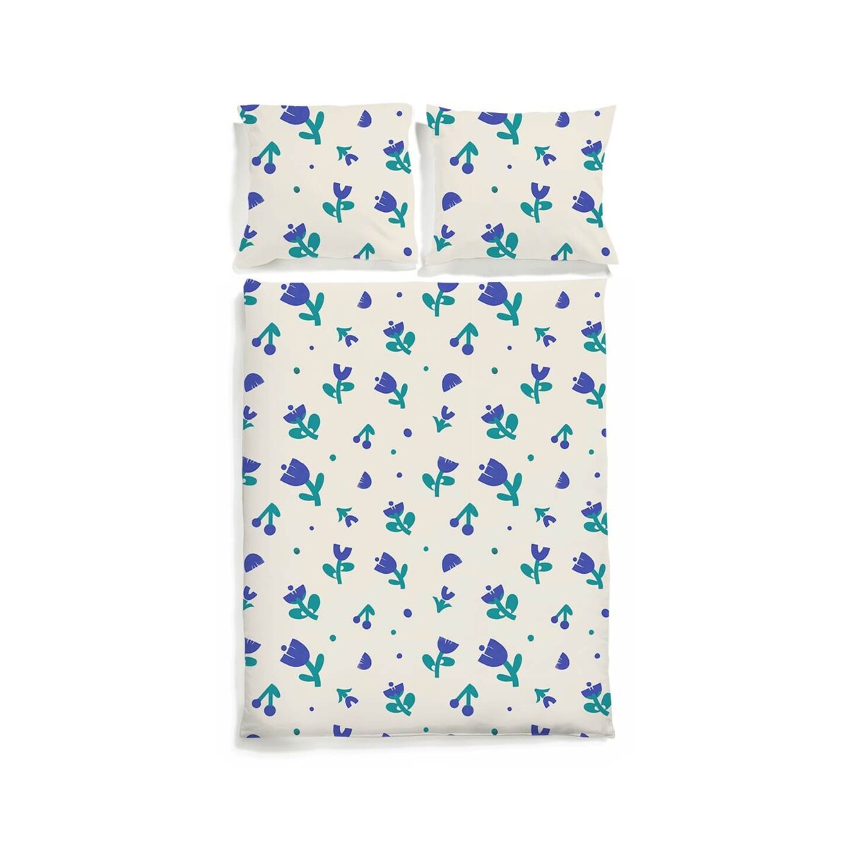 Pościel Graficzne tulipany 150x200 + 50x60 cm