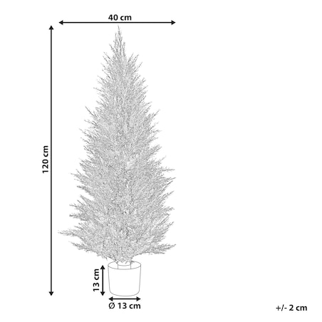 Sztuczna roślina CEDAR TREE 120 cm Zielony