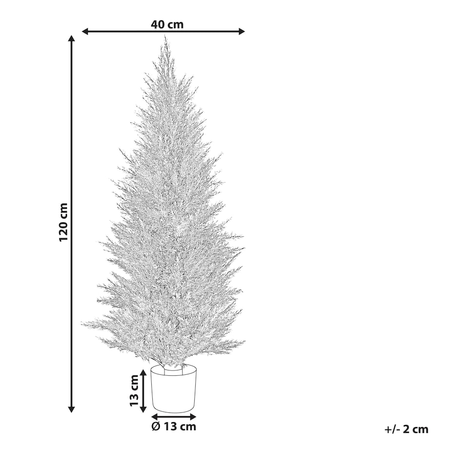 Sztuczna roślina CEDAR TREE 120 cm Zielony
