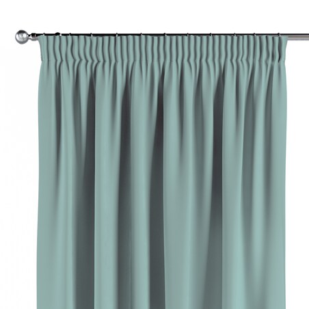 Zasłona na taśmie marszczącej 1 szt. 130x245 jasny turkus