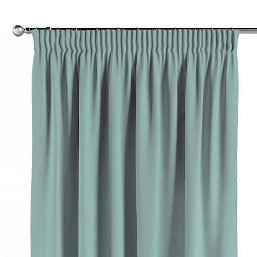 Zasłona na taśmie marszczącej 1 szt. 130x245 jasny turkus