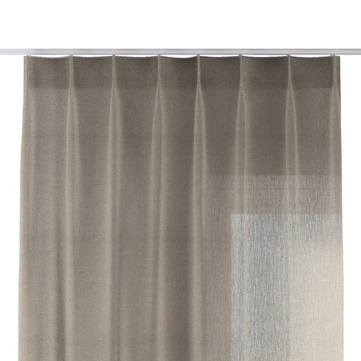 Zasłona na haczykach flex pojedynczych 130x260 beżowy