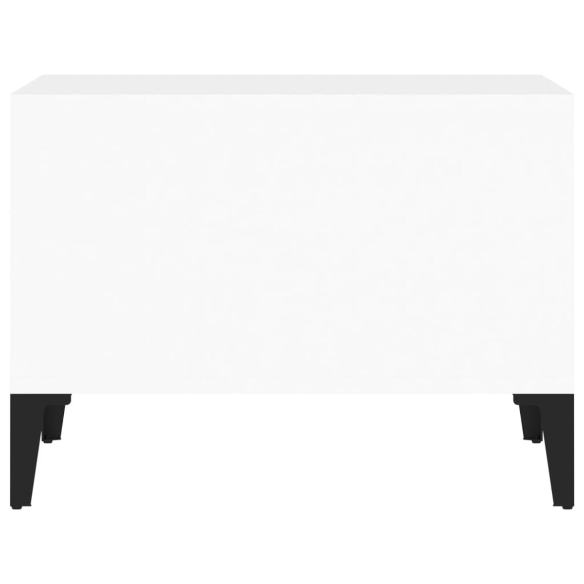 vidaXL Stolik kawowy, biały o wysokim połysku, 60x50x36,5 cm