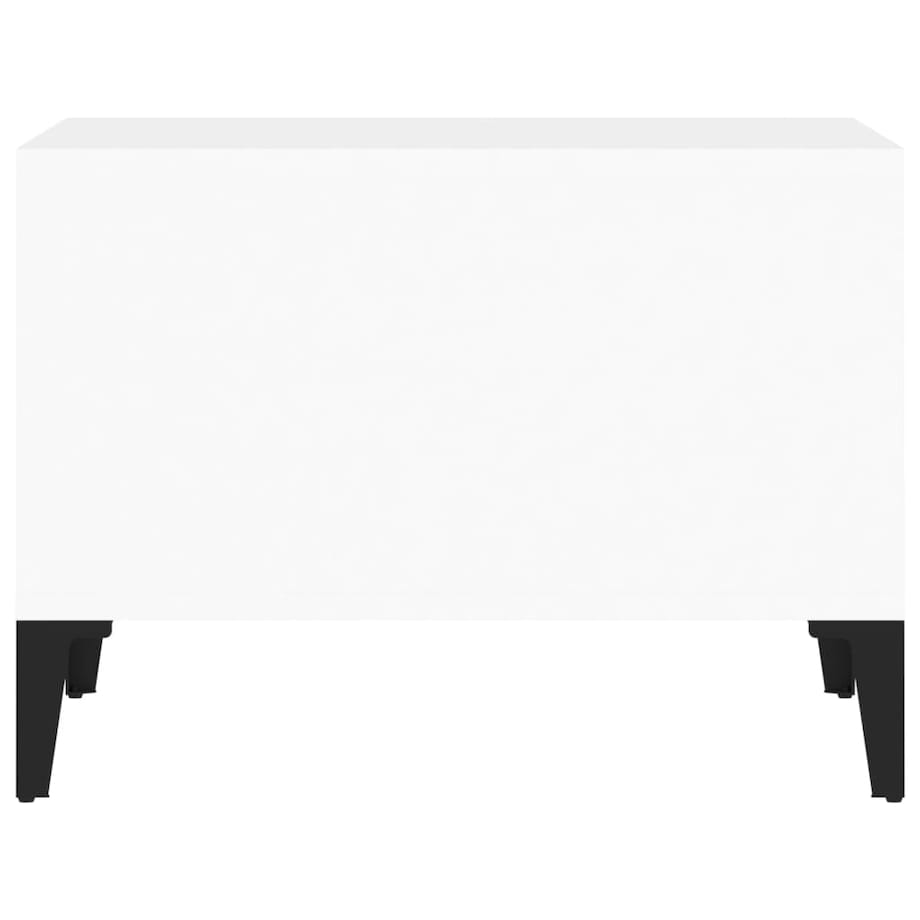 vidaXL Stolik kawowy, biały o wysokim połysku, 60x50x36,5 cm