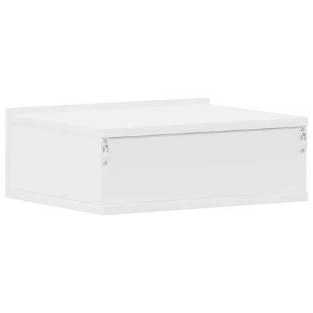 vidaXL Wisząca szafka nocna, biała 40x30x15 cm materiał drewnopochodny