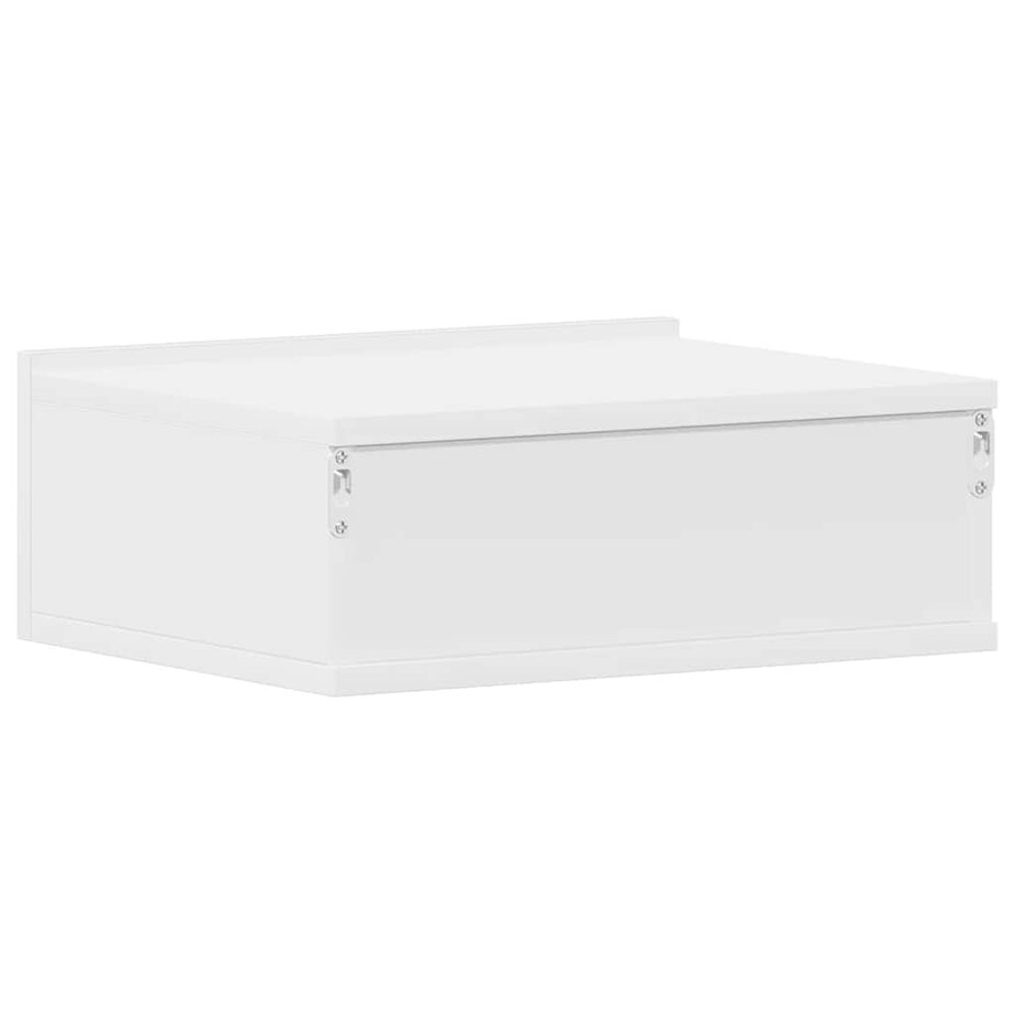 vidaXL Wisząca szafka nocna, biała 40x30x15 cm materiał drewnopochodny