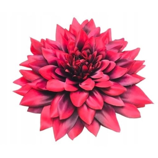 KWIATY SZTUCZNE ogromna dalia 28cm różowa do kompozycji dekoracji stroika