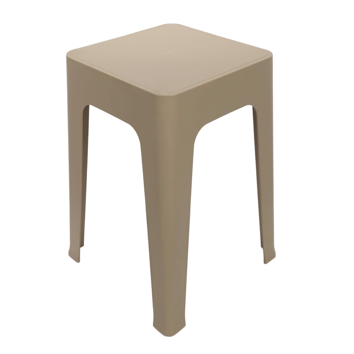 Lekki taboret z tworzywa sztucznego, 33 x 33 x 47 cm