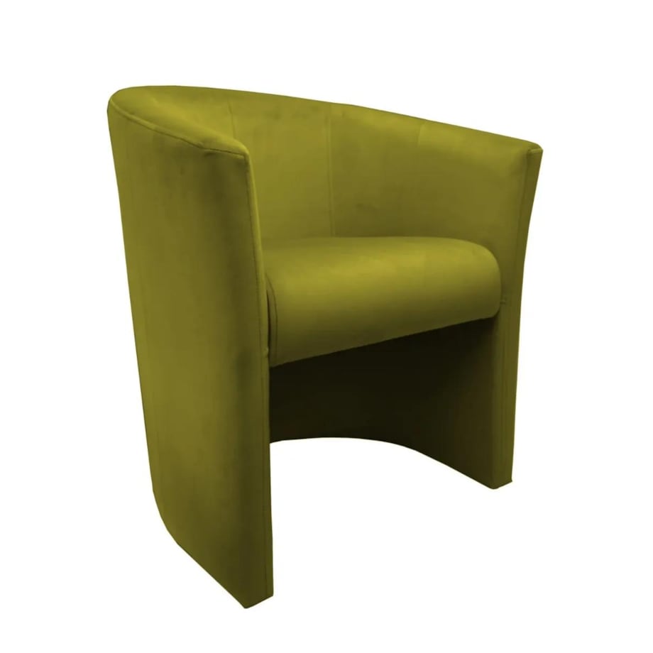 Fotel MAROS BL VELVET oliwkowy