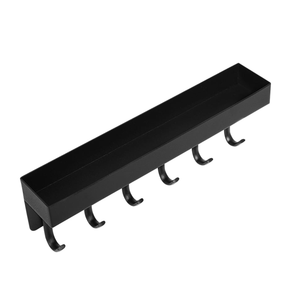 Wieszak ścienny z półką na klucze akcesoria metalowy loft