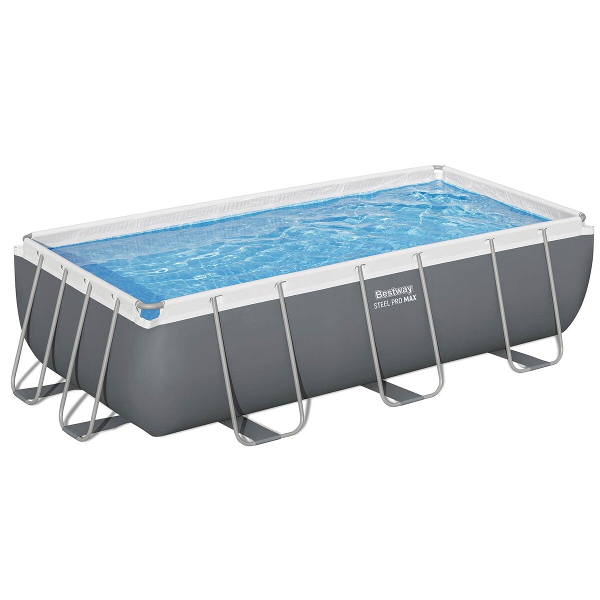 Basen ogrodowy stelażowy pompa piaskowa 404x201x100cm Bestway zestaw 10w1