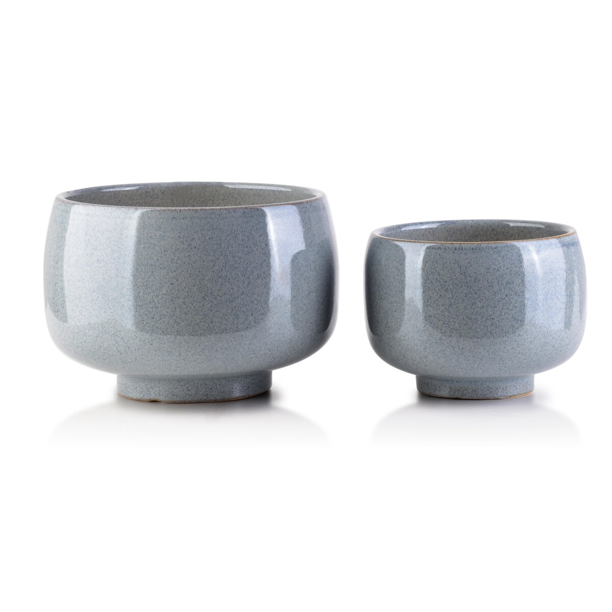 NEVA Komplet 2 osłonek XL23xh16cm L17xh13cm błękitna nakrapiana