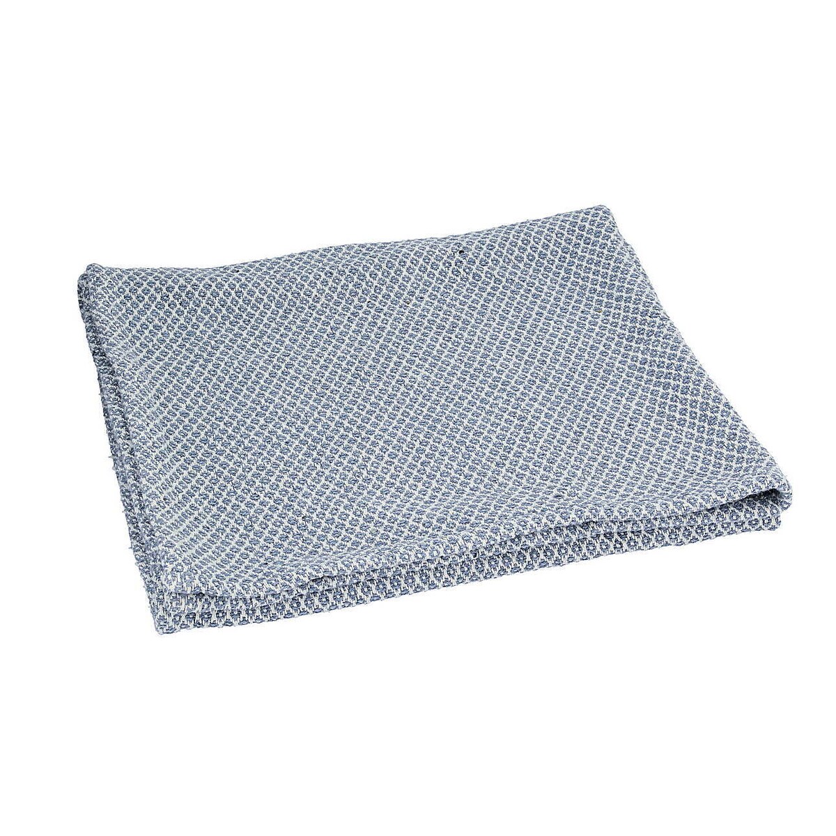 Narzuta bawełniana niebieska, 100x80x0,5cm